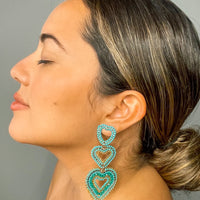 To My Love Heart Shape Earrings