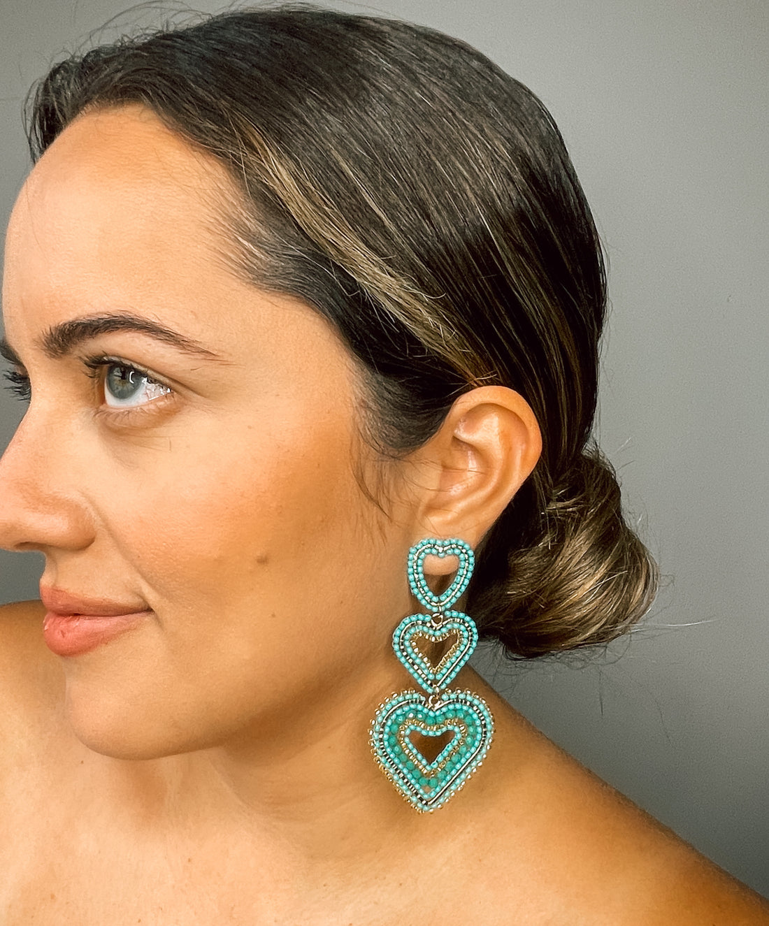 To My Love Heart Shape Earrings