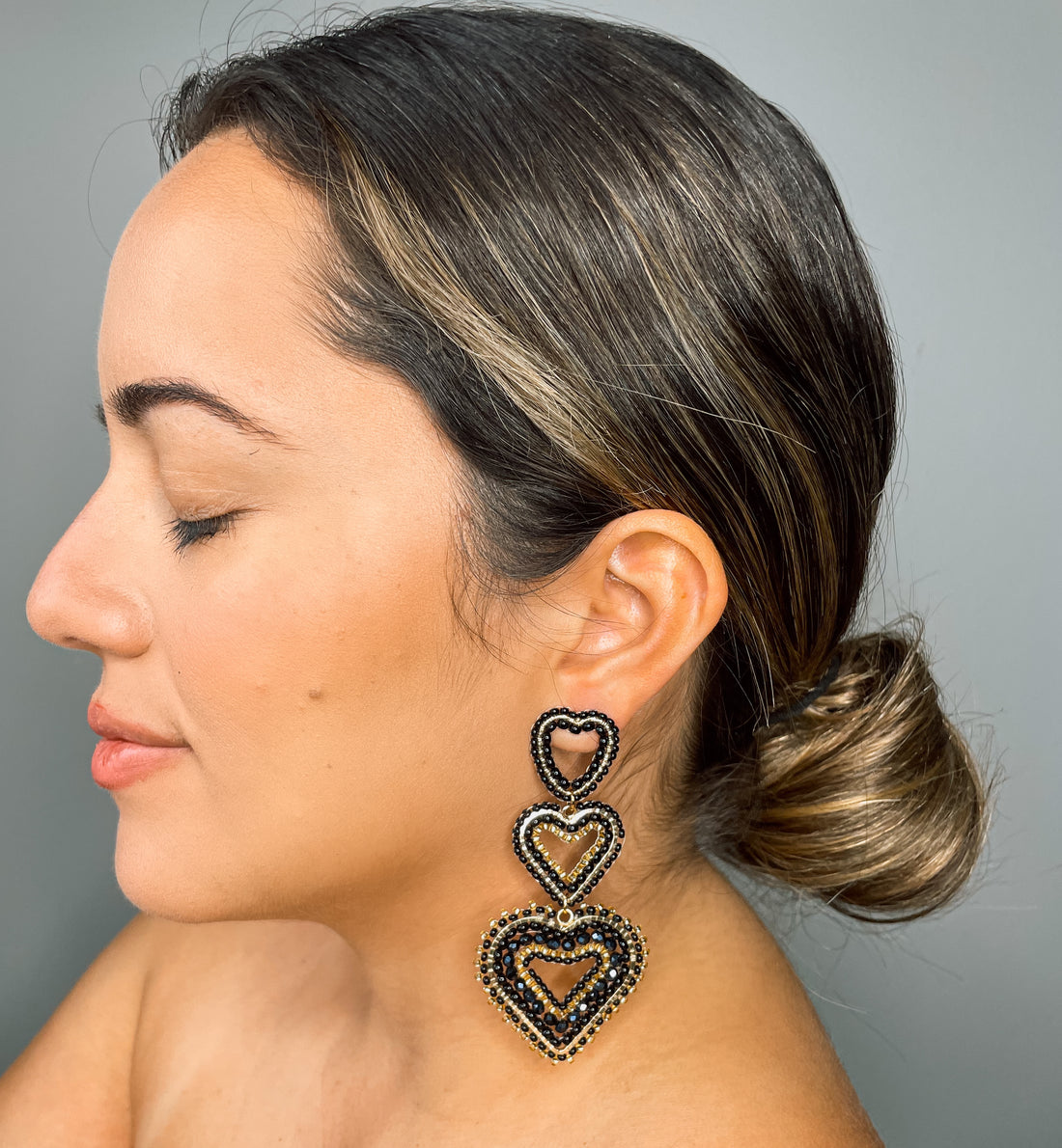 To My Love Heart Shape Earrings