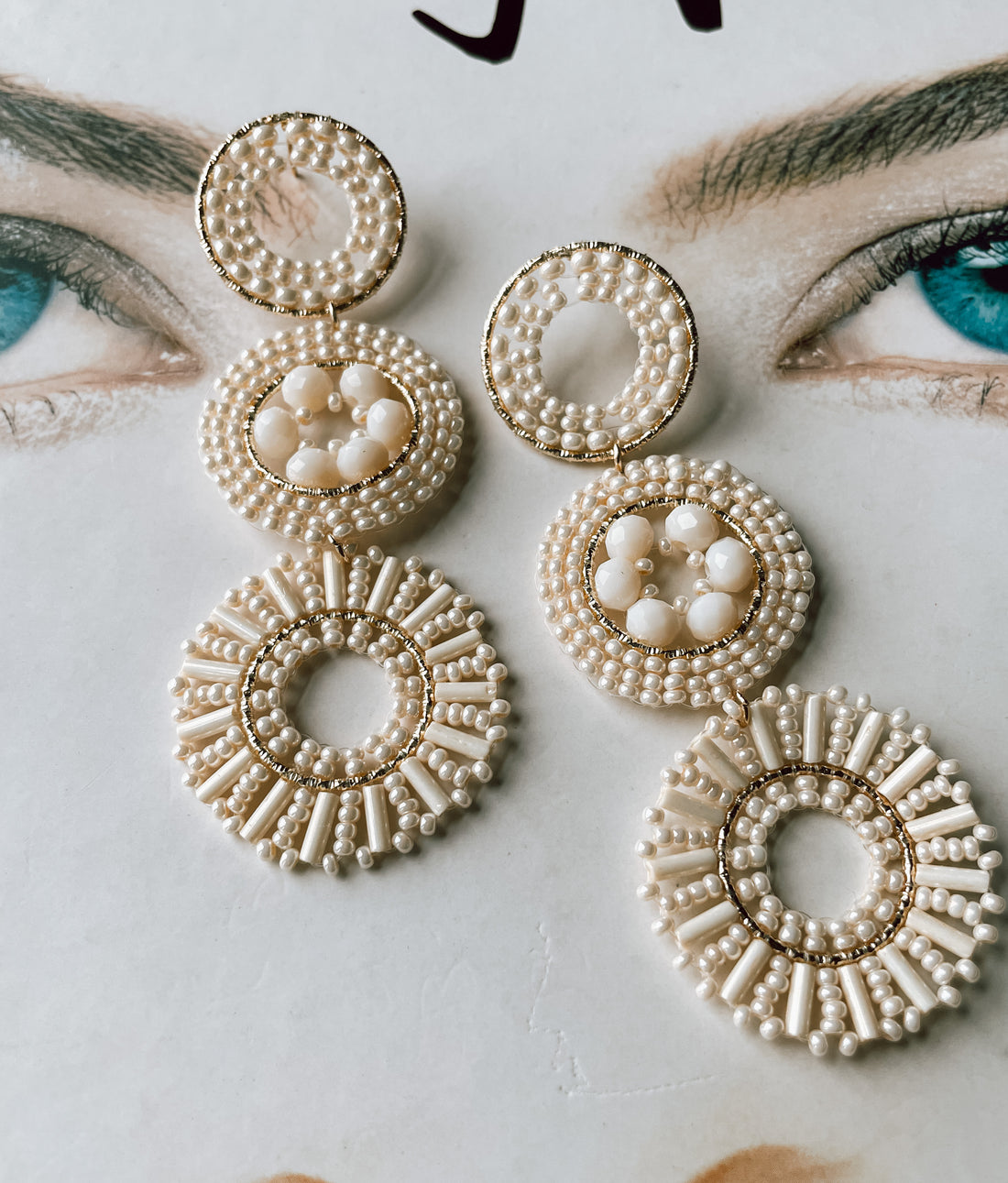 Salome Beaded Detail Earrings