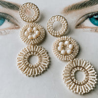 Salome Beaded Detail Earrings