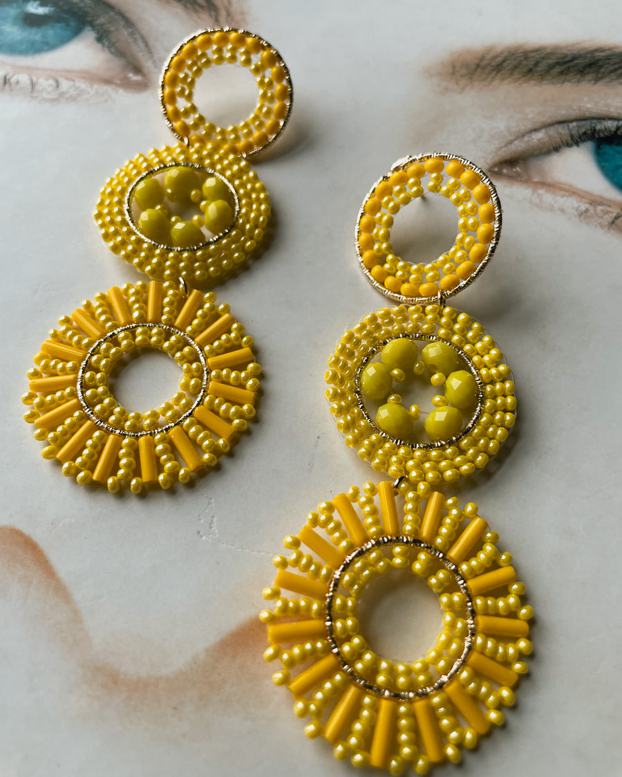 Salome Beaded Detail Earrings