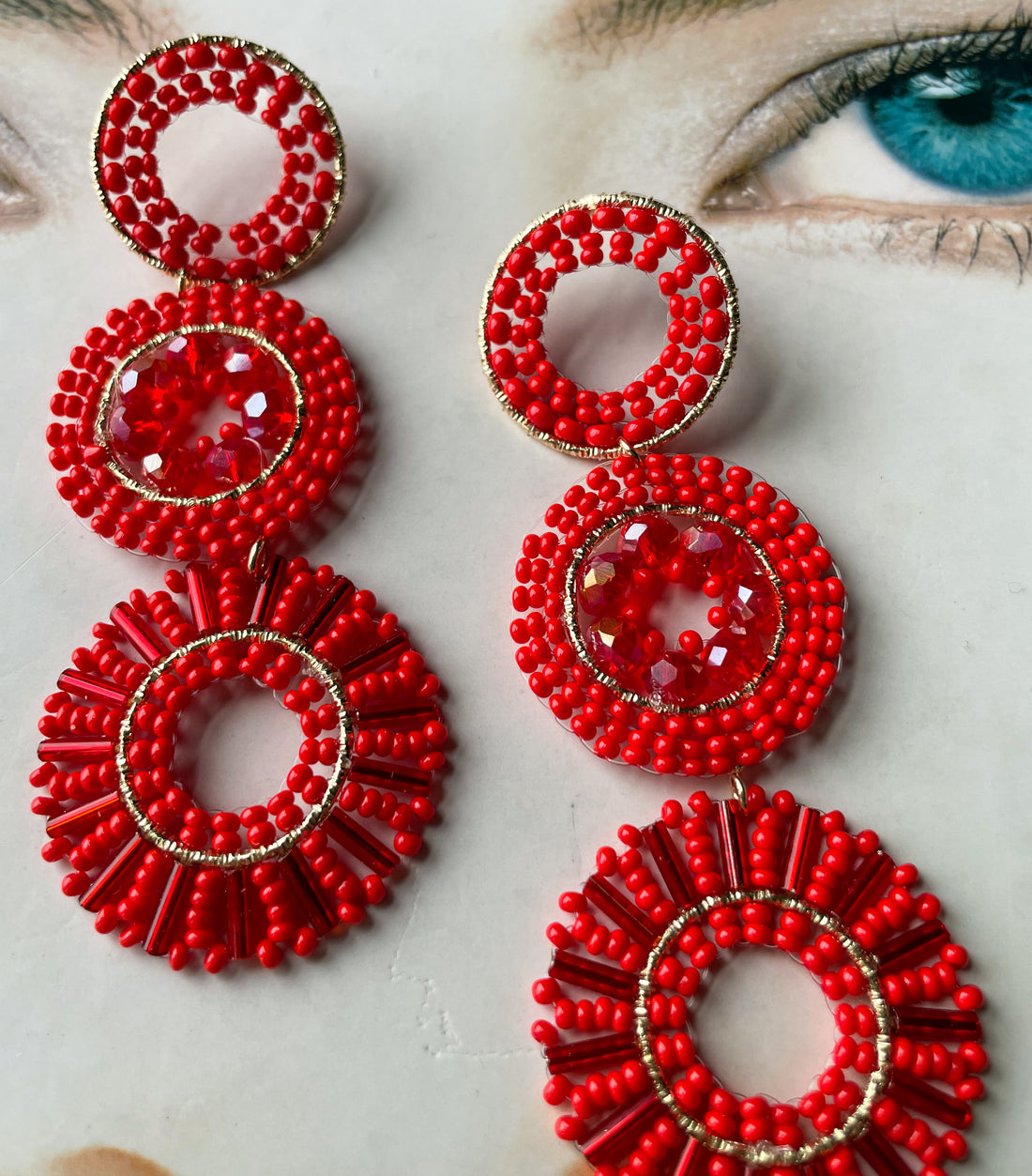 Salome Beaded Detail Earrings