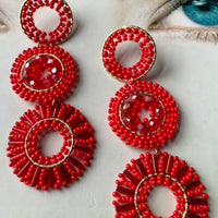 Salome Beaded Detail Earrings