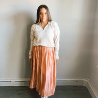 Willow Maxi Pleated Skirt