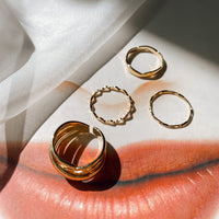 Julia Gold Dipped Assorted Rings
